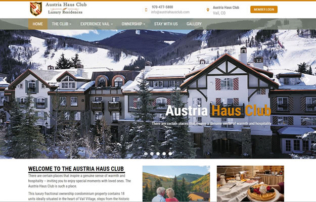 The Dillon Dam Brewery website